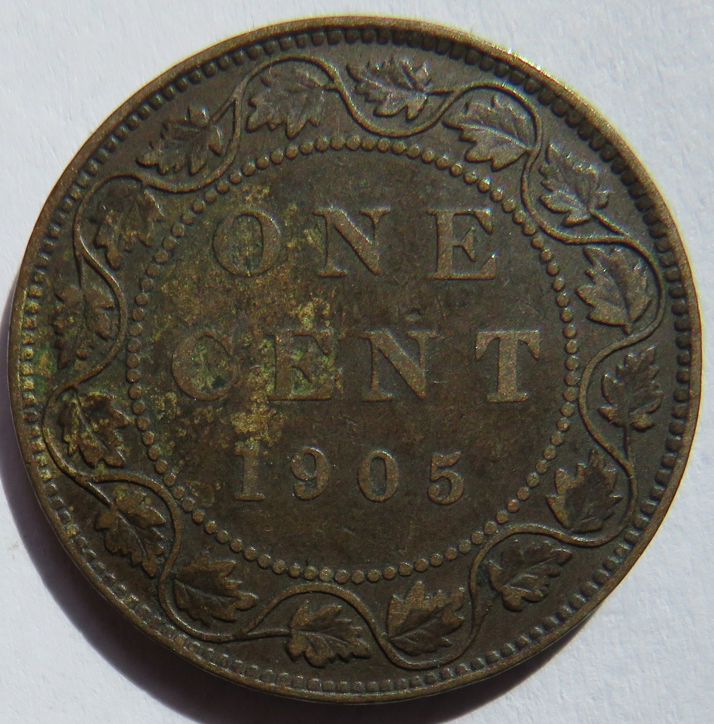 1905 King Edward VII Canada One Cent Coin