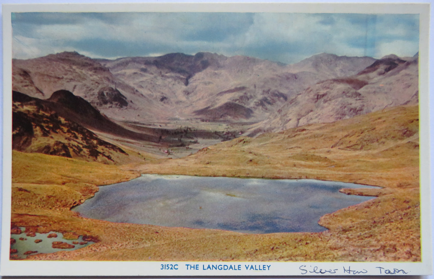 Vintage Postcard of The Langdale Valley