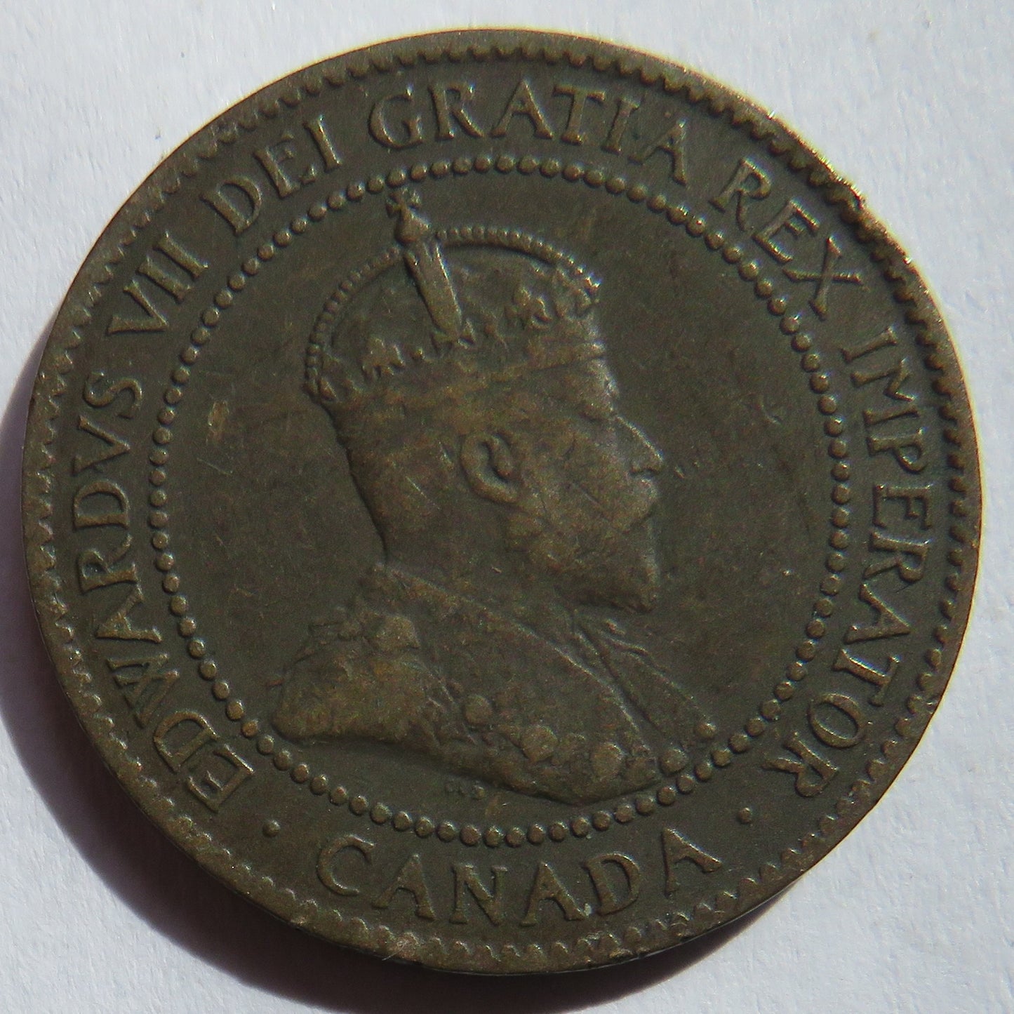 1905 King Edward VII Canada One Cent Coin
