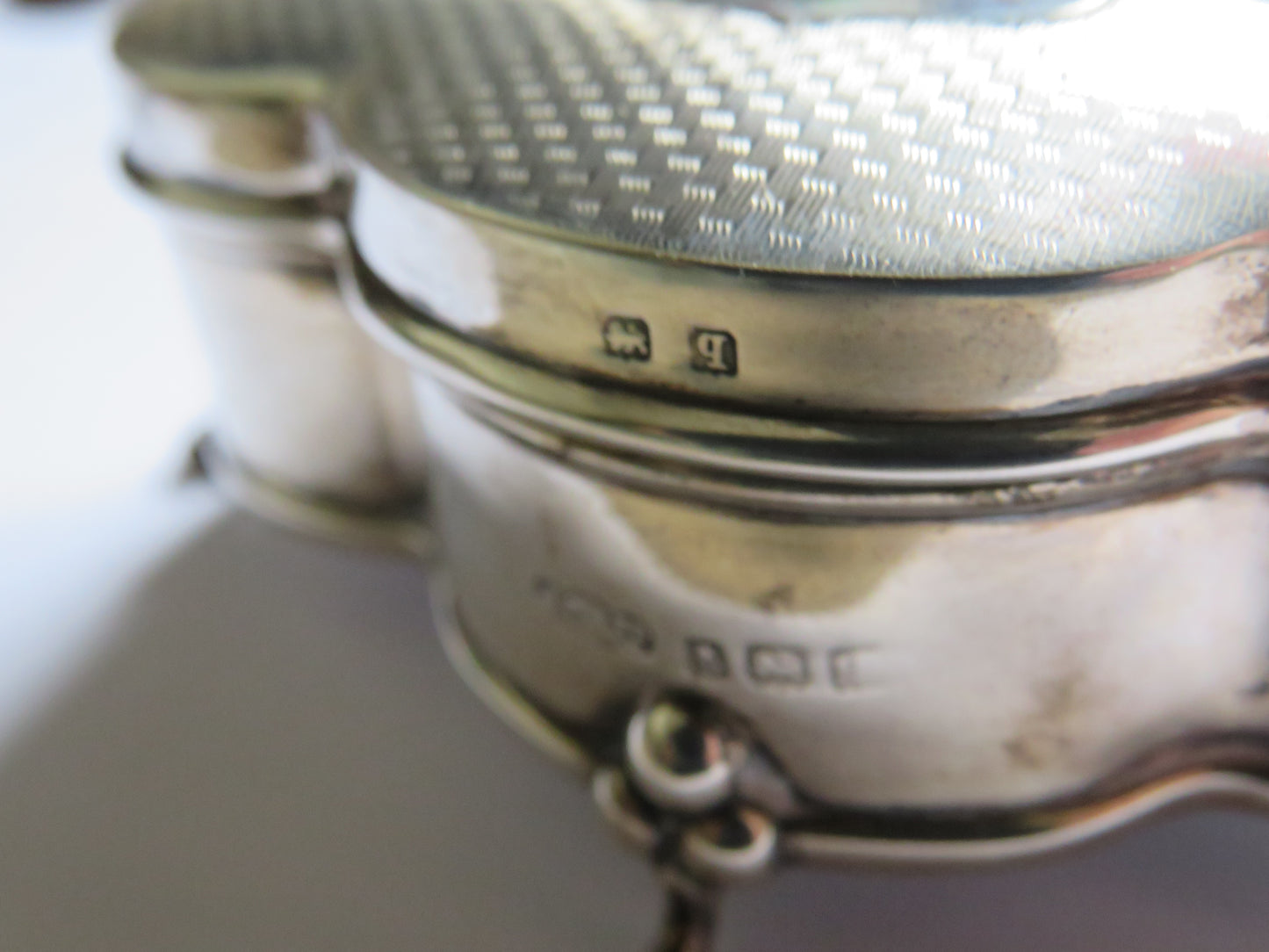 Antique Silver Trinket / Jewellery Box Hallmarked Birmingham 1915