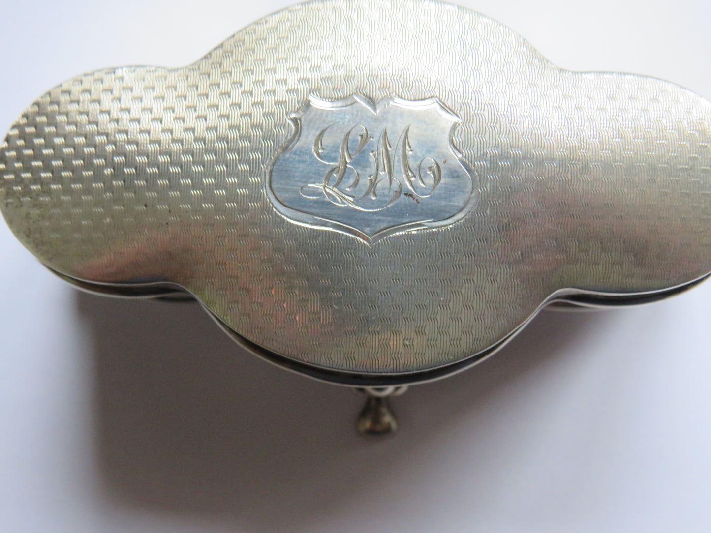 Antique Silver Trinket / Jewellery Box Hallmarked Birmingham 1915