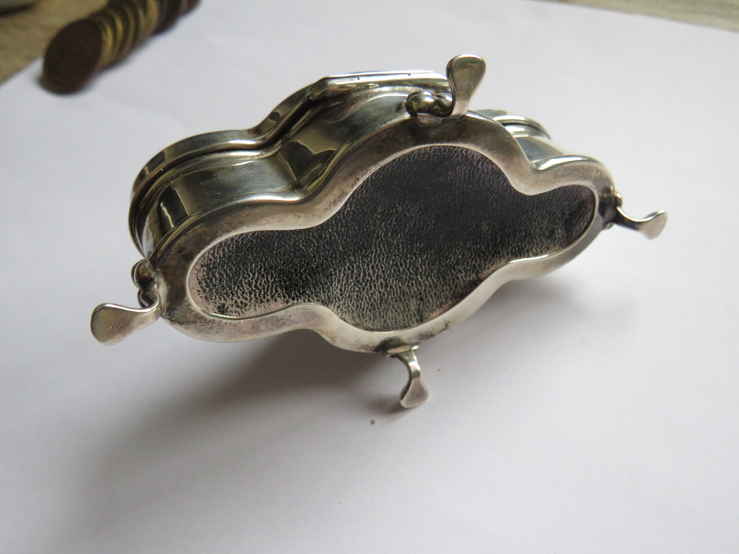 Antique Silver Trinket / Jewellery Box Hallmarked Birmingham 1915