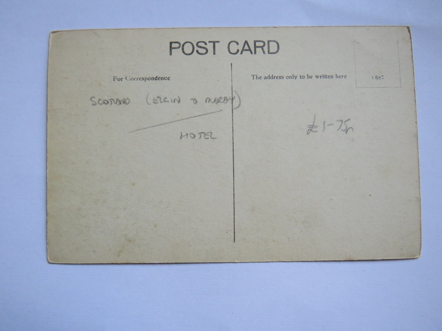 Vintage Postcard of Marine and Stotfield Hotels, Lossiemouth