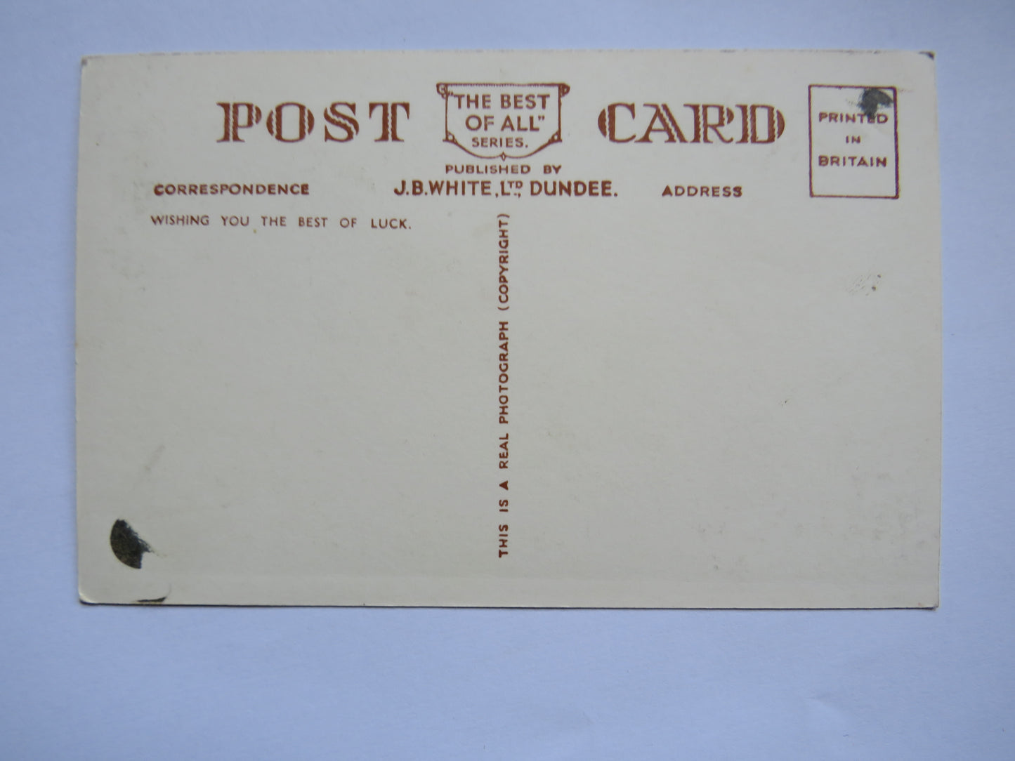 Vintage Postcard of In Royal Deeside, Balmoral Castle and the Road to Braemar