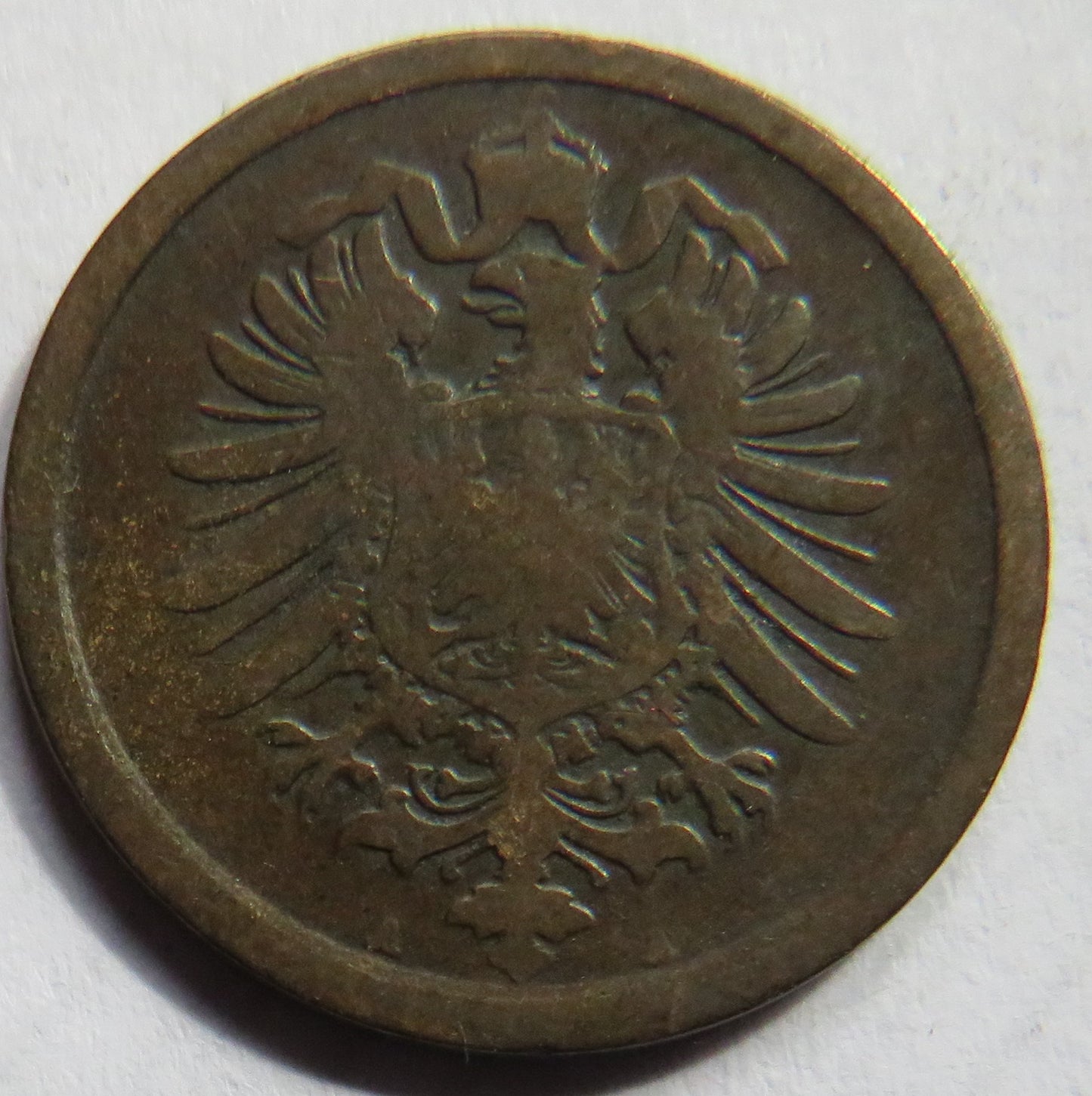 1874-A Germany 2 Pfennig Coin