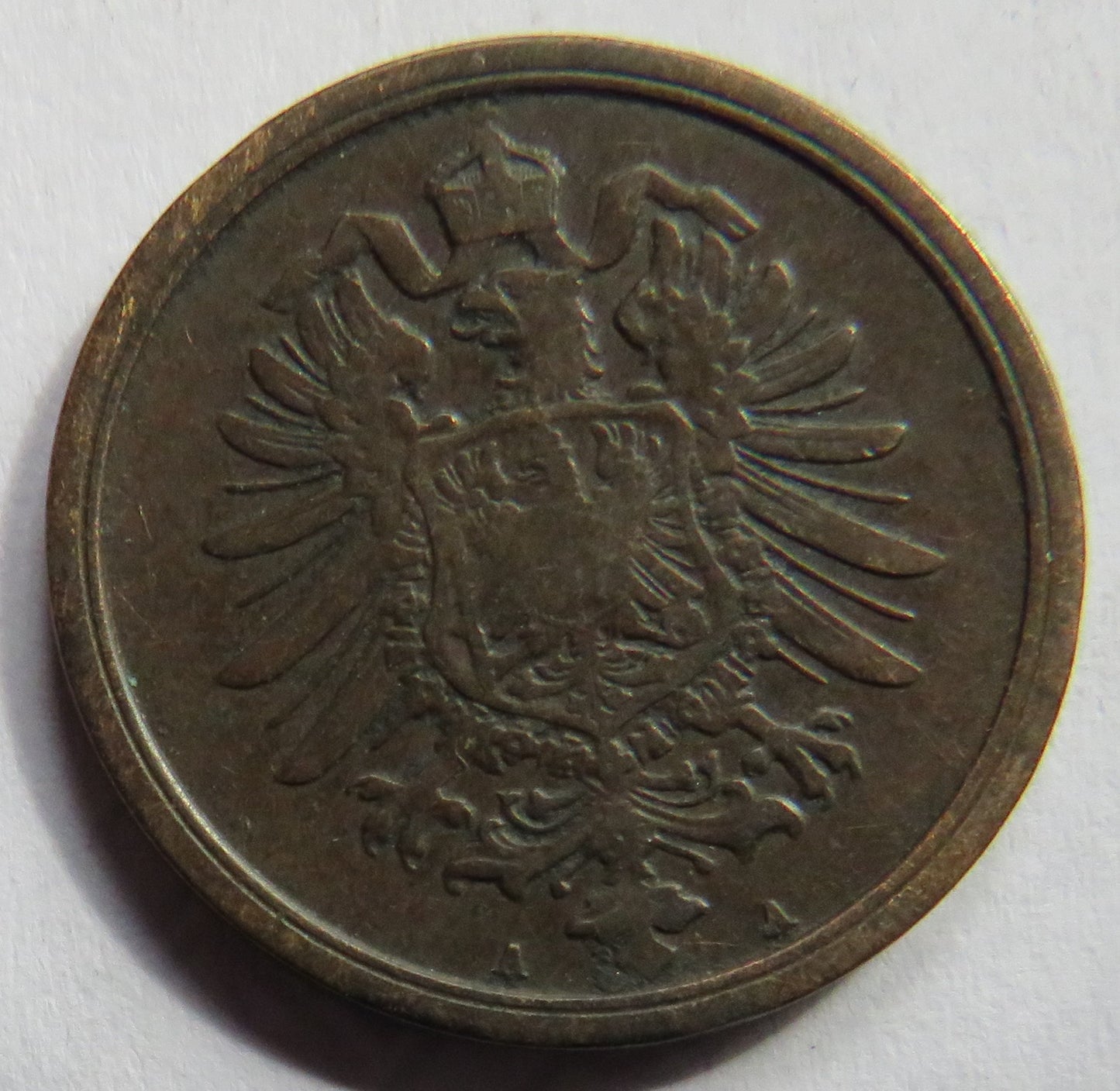 1877-A Germany 2 Pfennig Coin