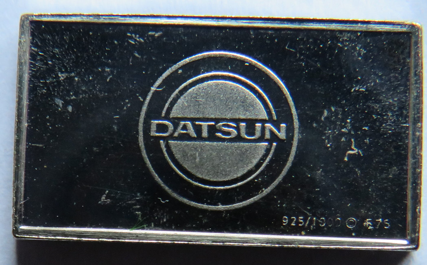 Small Sterling Silver Ingot Classic Cars 1970 Datsun By John Pinches