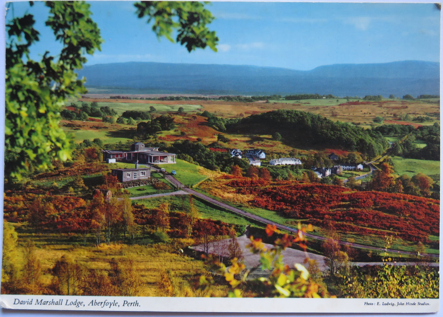 Vintage Postcard of David Marshall Lodge, Aberfoyle, Perth