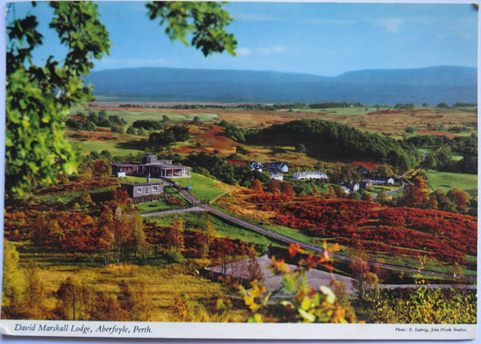 Vintage Postcard of David Marshall Lodge, Aberfoyle, Perth