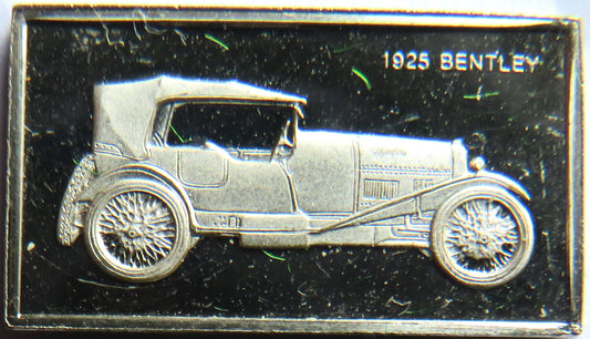 Small Sterling Silver Ingot Classic Cars 1925 Bentley By John Pinches