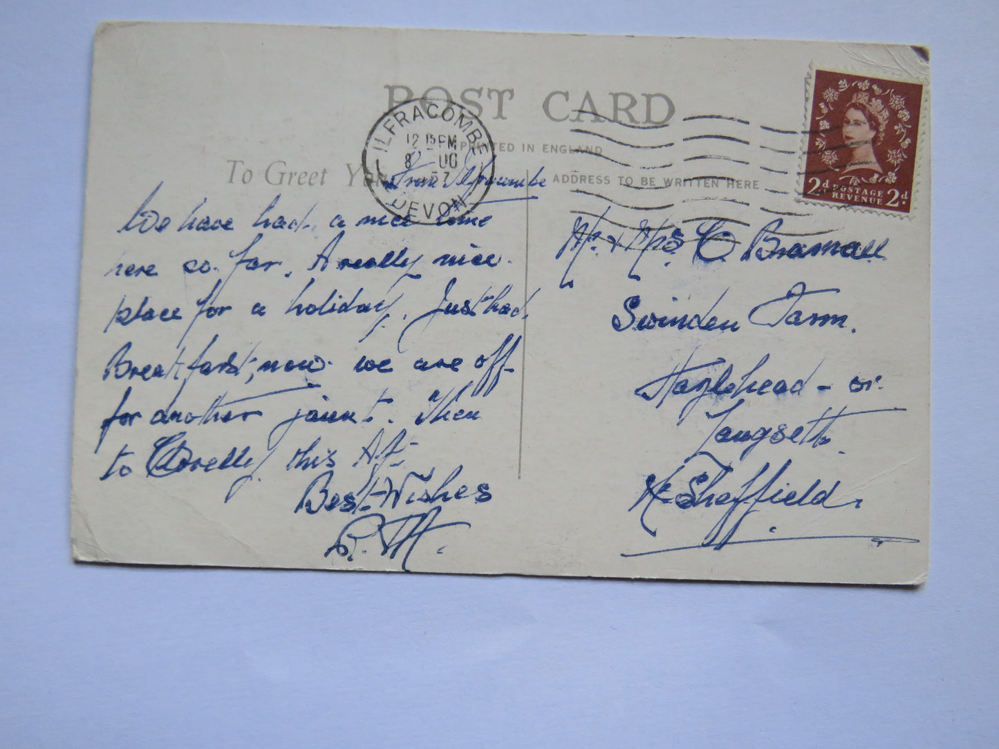 Vintage Multiview Postcard of Greetings from Ilfracombe