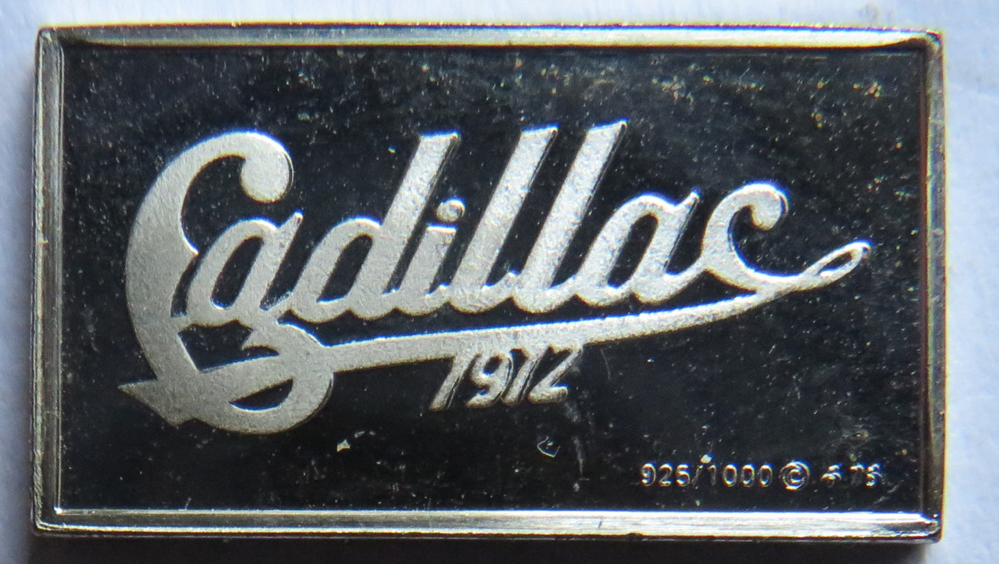 Small Sterling Silver Ingot Classic Cars 1912 Cadillac By John Pinches