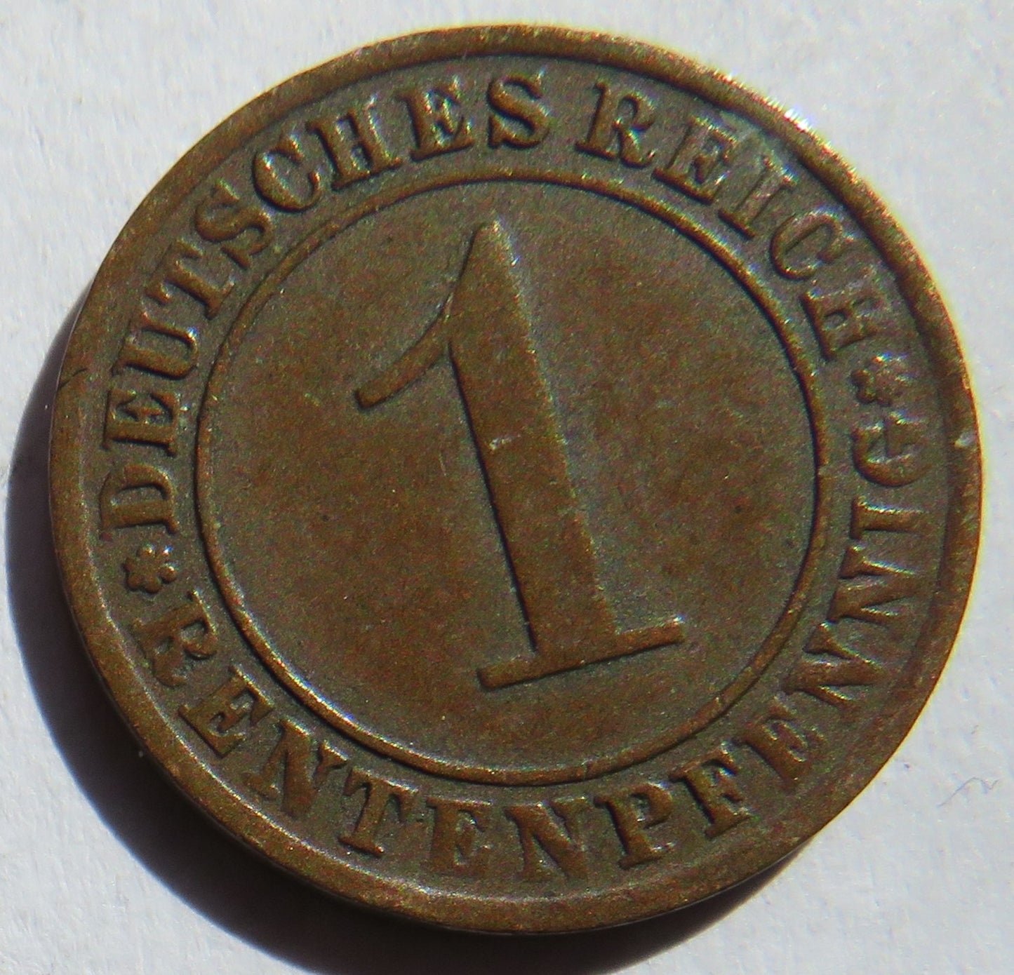 1924-A Germany - Weimar Republic Reichspfennig Coin