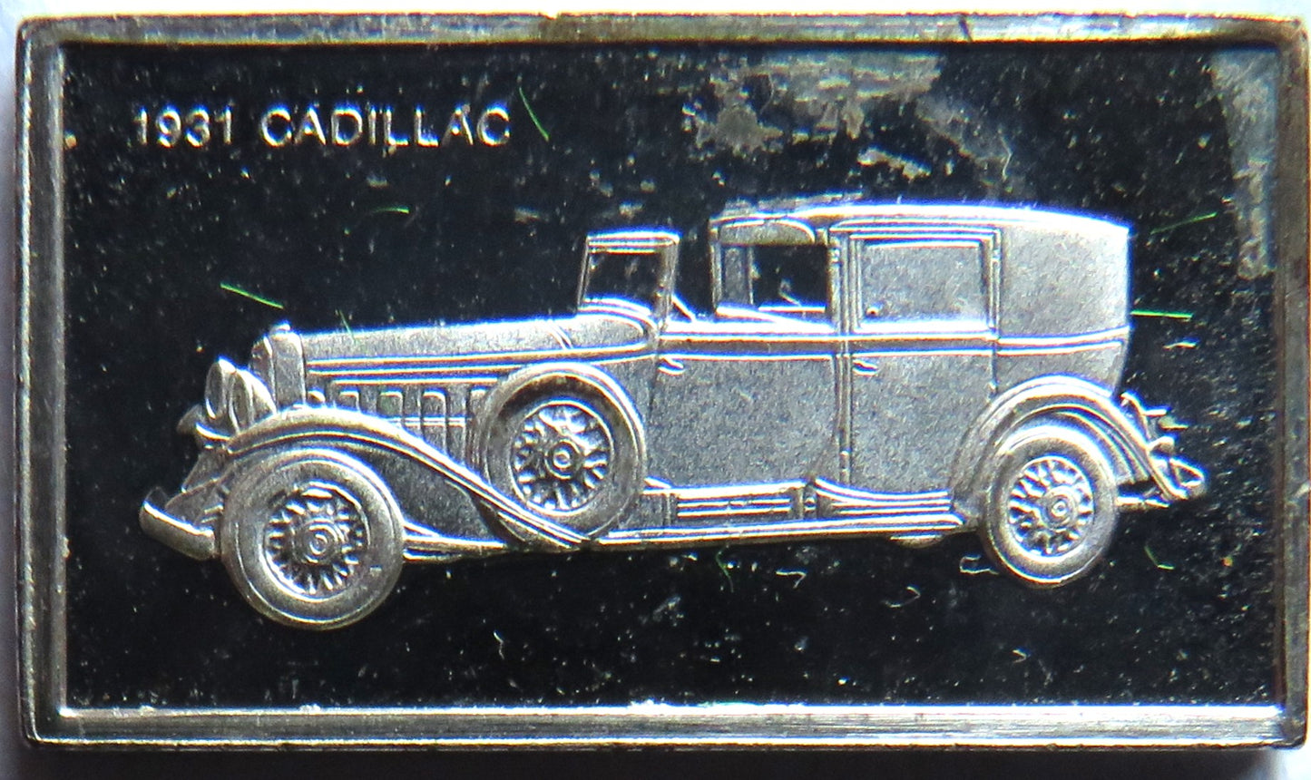 Small Sterling Silver Ingot Classic Cars 1931 Cadillac By John Pinches