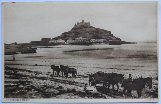 Vintage Postcard of St. Michael's Mount