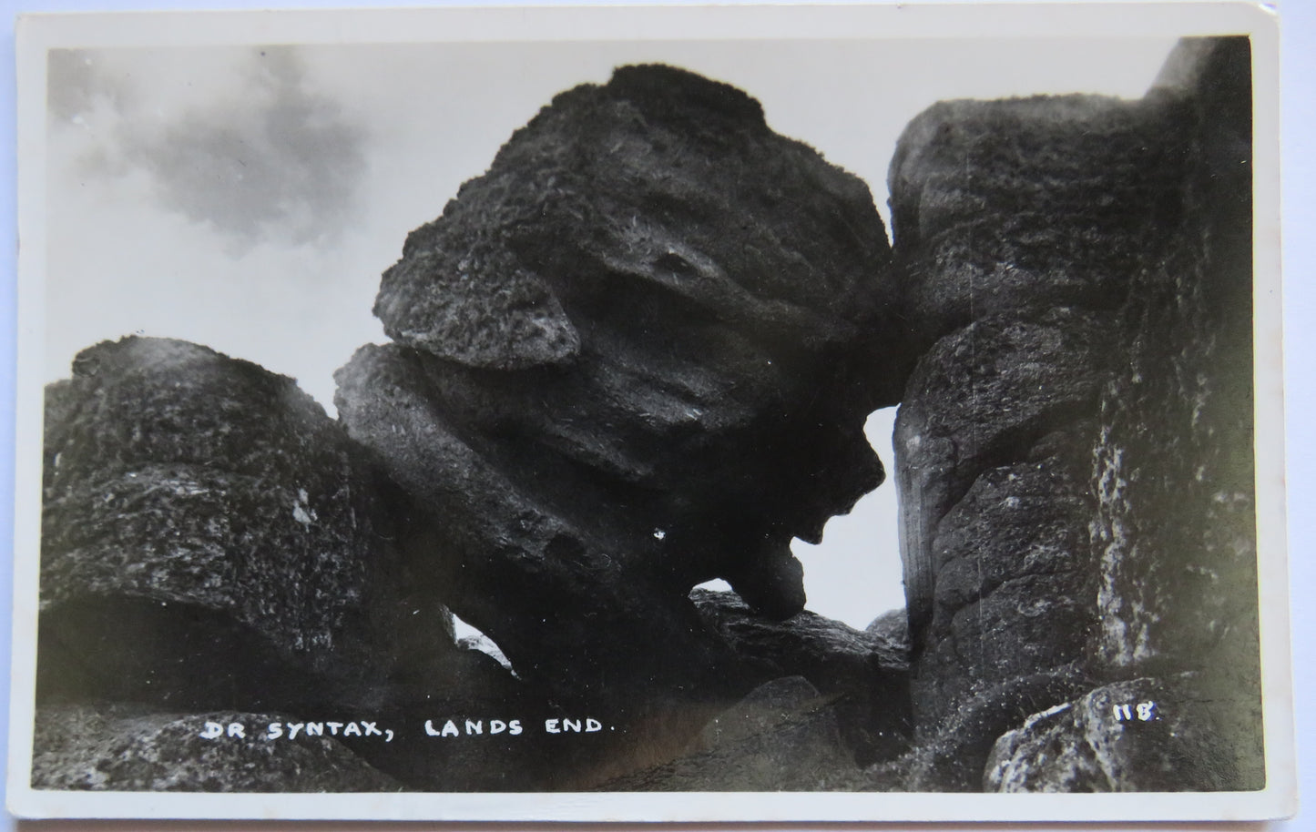 Vintage Postcard of Dr Syntax, Lands End