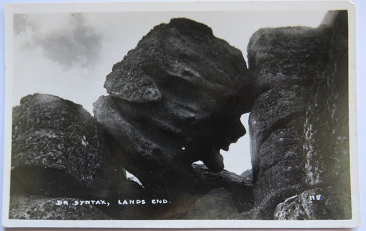 Vintage Postcard of Dr Syntax, Lands End