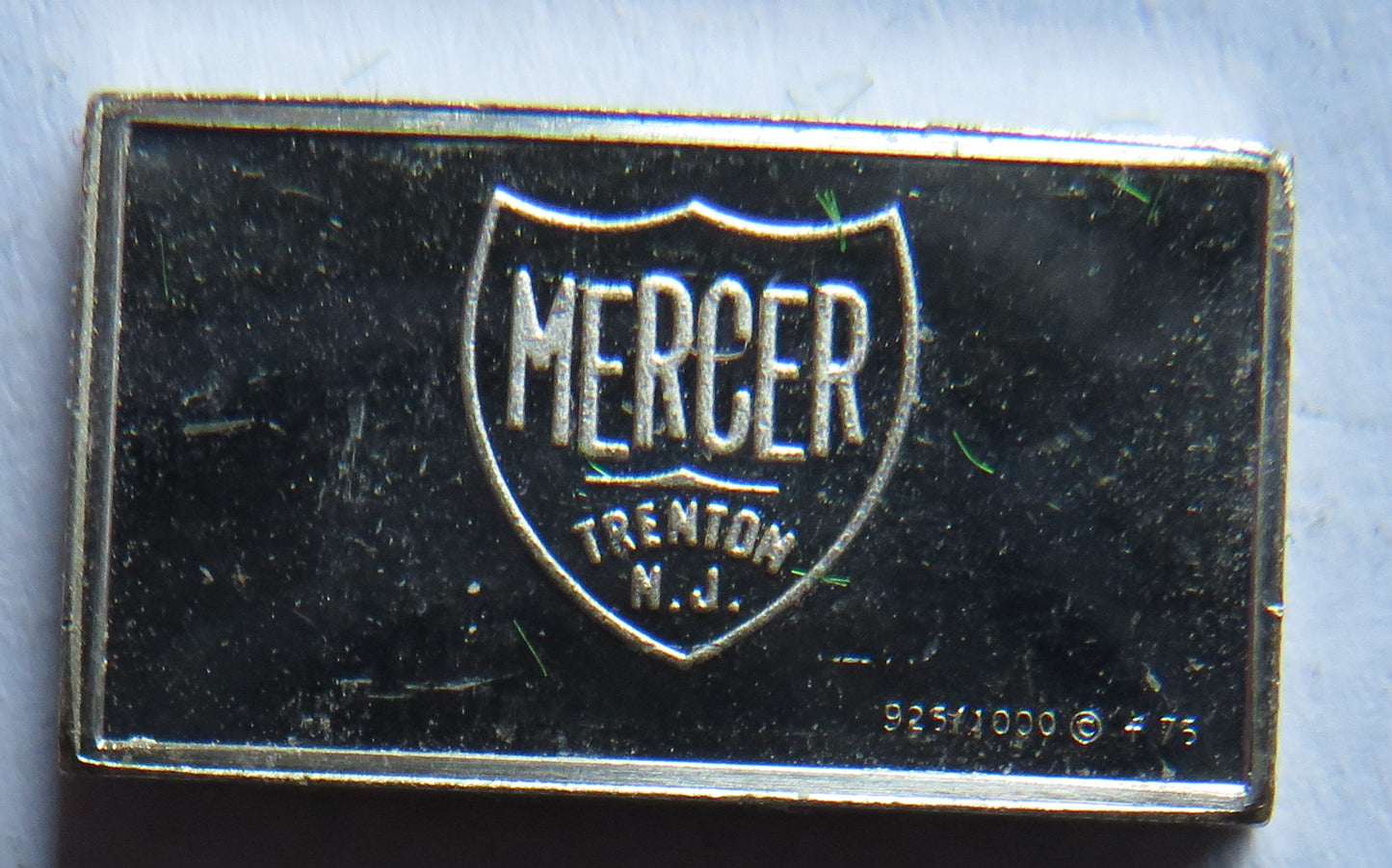 Small Sterling Silver Ingot Classic Cars 1913 Mercer By John Pinches