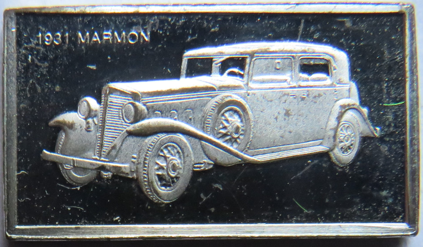 Small Sterling Silver Ingot Classic Cars 1931 Marmon By John Pinches