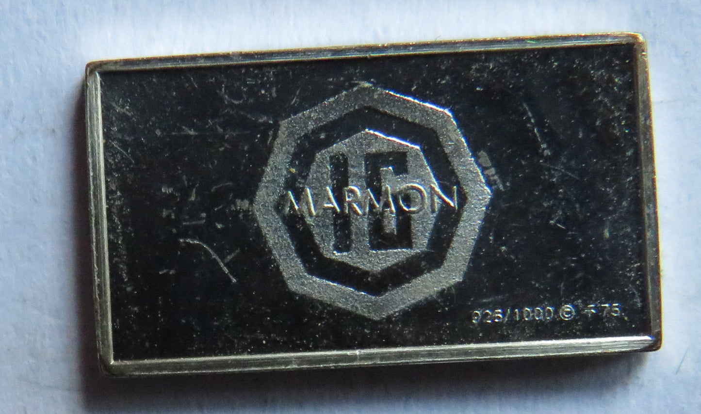 Small Sterling Silver Ingot Classic Cars 1931 Marmon By John Pinches