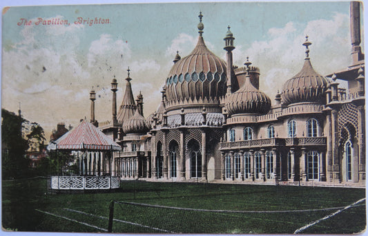 Vintage Postcard of The Pavilion, Brighton, 1907