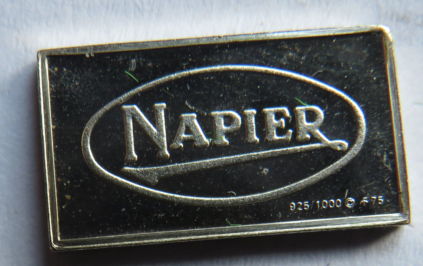 Small Sterling Silver Ingot Classic Cars 1905 Napier By John Pinches