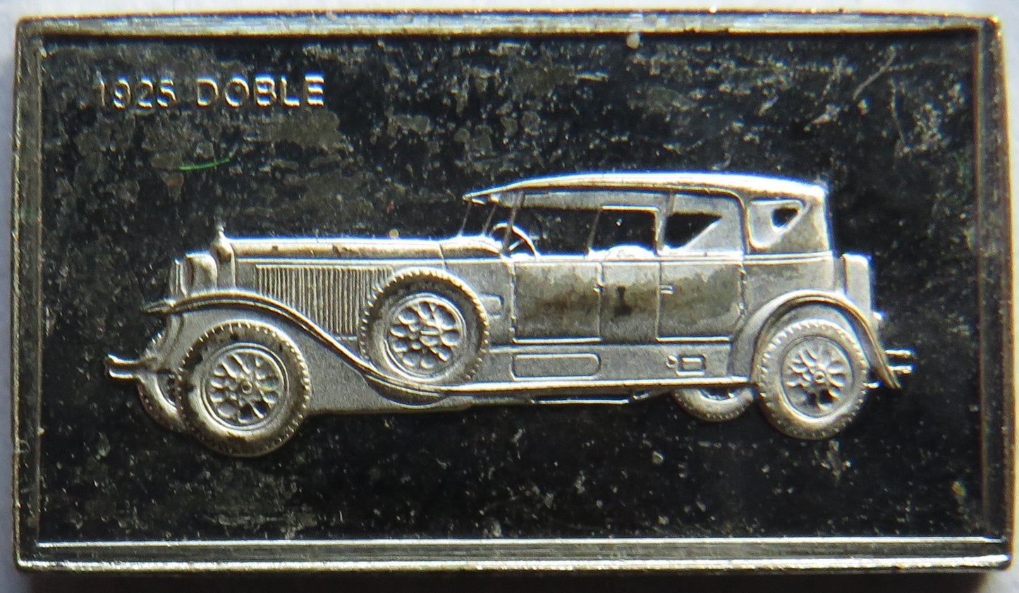 Small Sterling Silver Ingot Classic Cars 1925 Doble By John Pinches