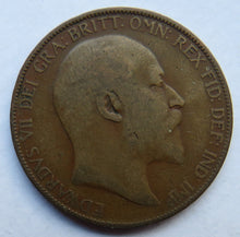 Load image into Gallery viewer, 1906 King Edward VII One Penny Coin - Great Britain
