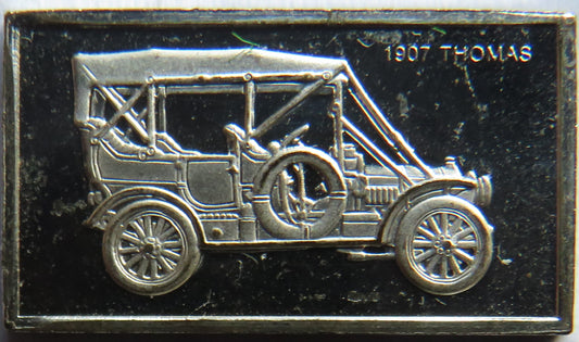 Small Sterling Silver Ingot Classic Cars 1907 Thomas By John Pinches