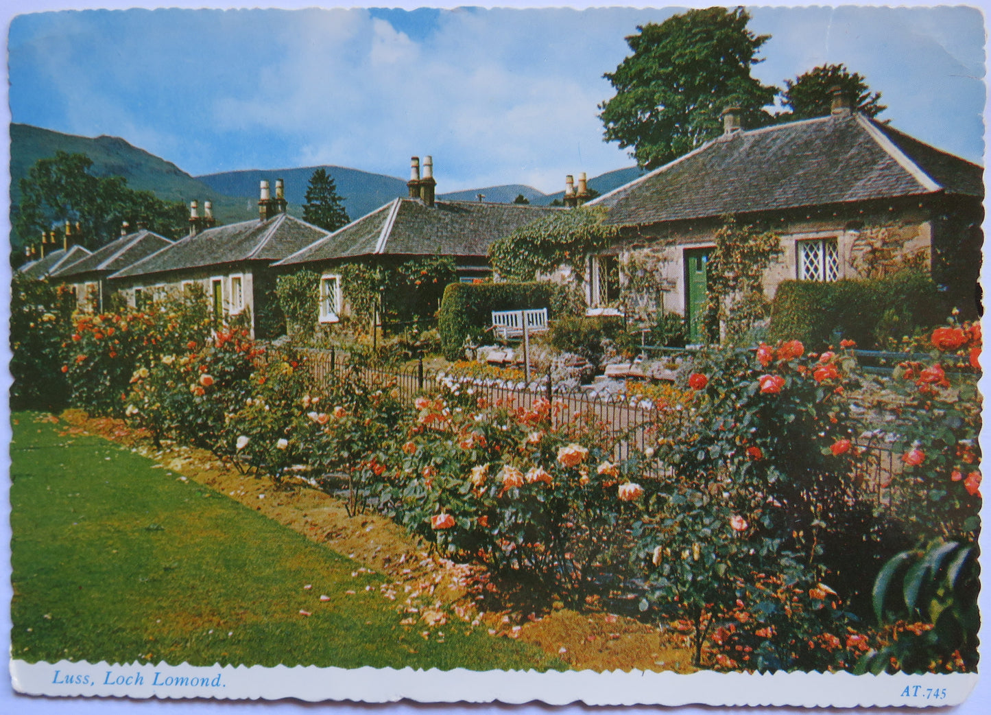 Vintage Postcard of Luss, Loch Lomond