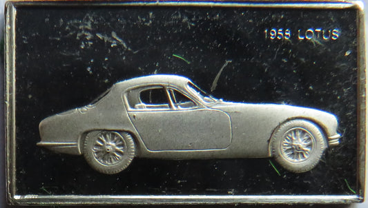 Small Sterling Silver Ingot Classic Cars 1958 Lotus By John Pinches