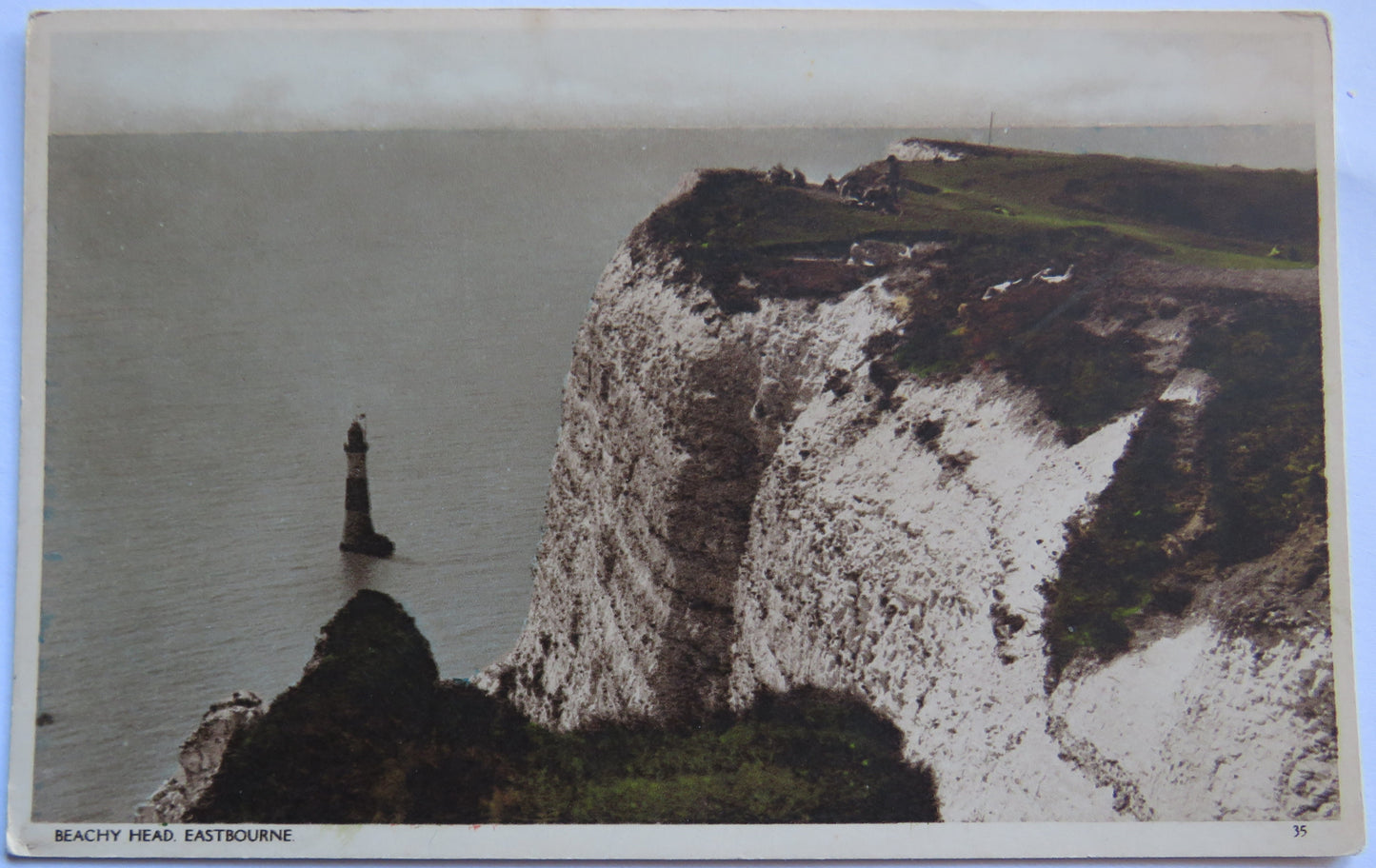 Vintage Postcard of Beachy Head, Eastbourne