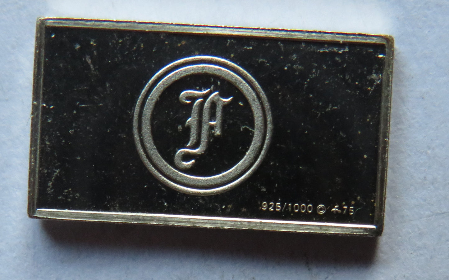 Small Sterling Silver Ingot Classic Cars 1925 Franklin By John Pinches