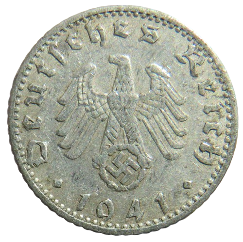 1941-A Germany 50 Reichspfennig Coin