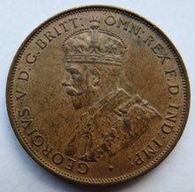 Load image into Gallery viewer, 1933 King George V Australia One Penny Coin In Higher Grade
