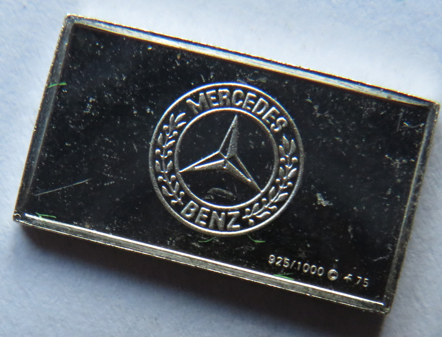 Small Sterling Silver Ingot Classic Cars 1928 Mercedes-Benz By John Pinches