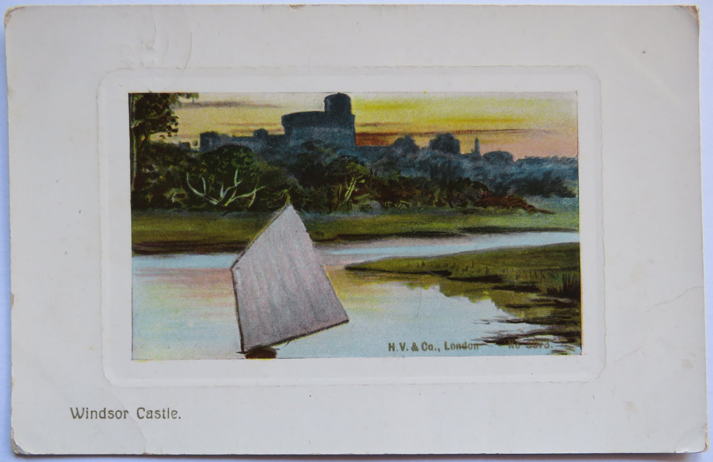 Vintage Postcard of Windsor Castle