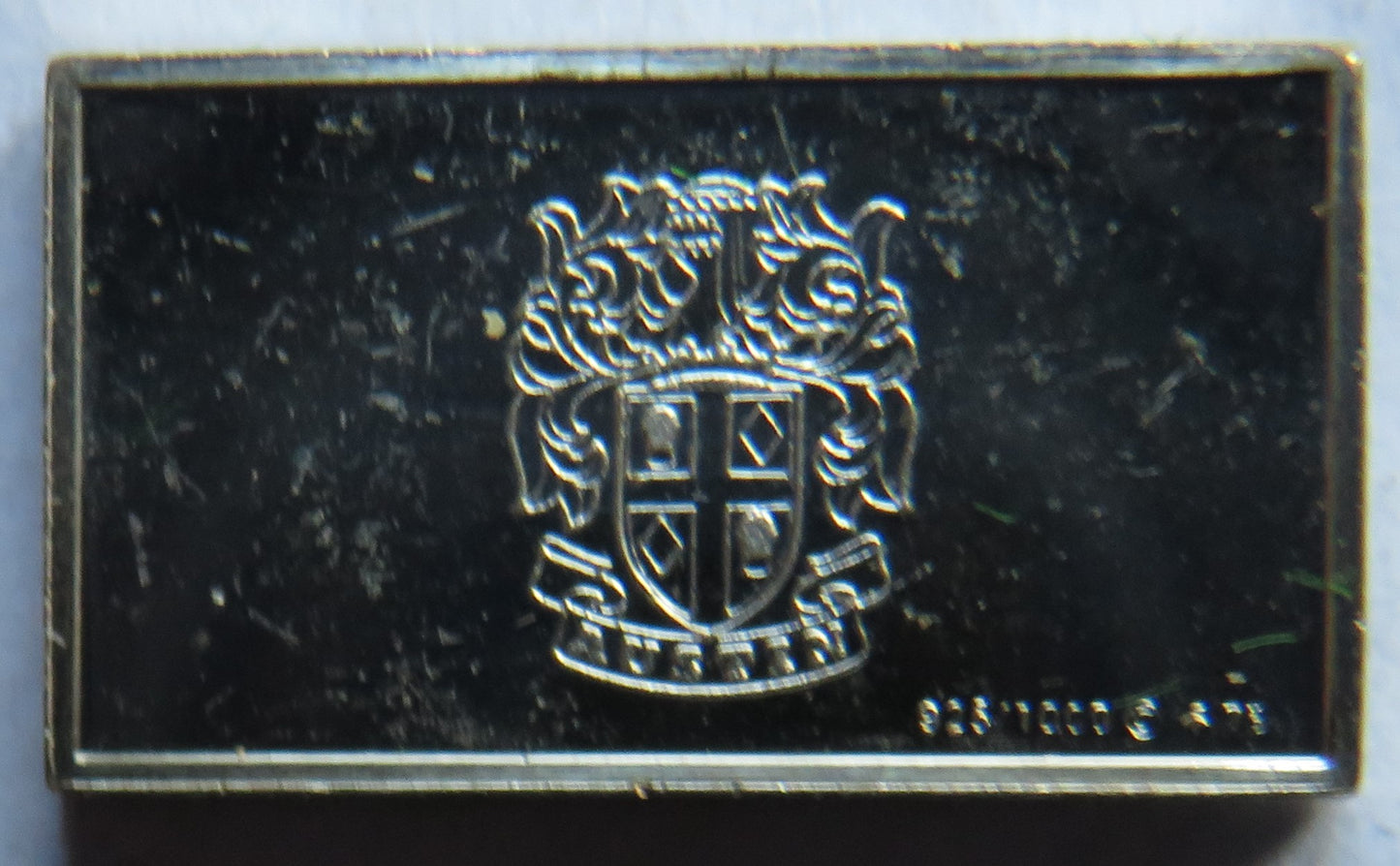 Small Sterling Silver Ingot Classic Cars 1960 Austin By John Pinches