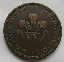 Load image into Gallery viewer, 1811 Bristol &amp; South Wales One Penny Token Virtute Et Industria
