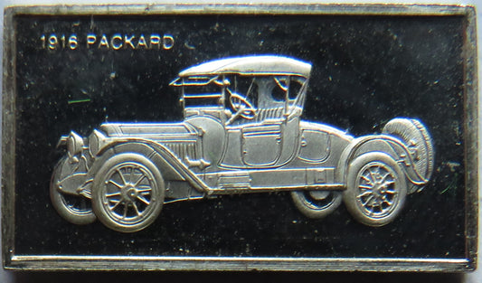 Small Sterling Silver Ingot Classic Cars 1916 Packard By John Pinches