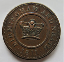 Load image into Gallery viewer, 1811 Birmingham &amp; Neath Crown Copper Company One Penny Token
