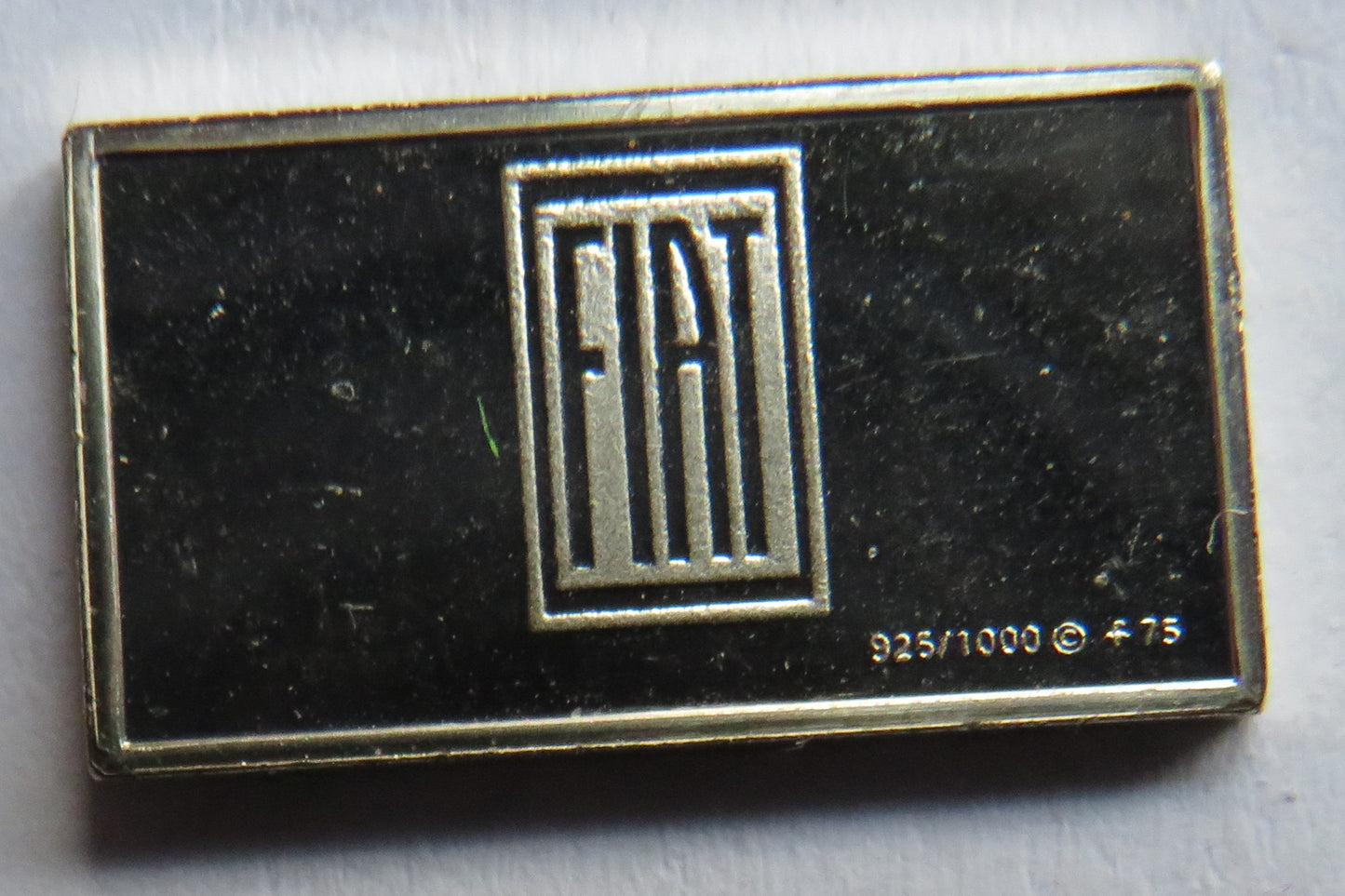 Small Sterling Silver Ingot Classic Cars 1935 Fiat By John Pinches