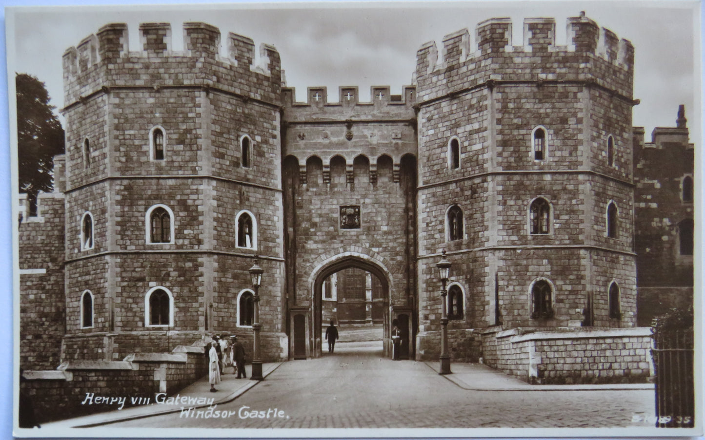 Vintage Postcard of Henry VIII Gateway, Windsor Castle