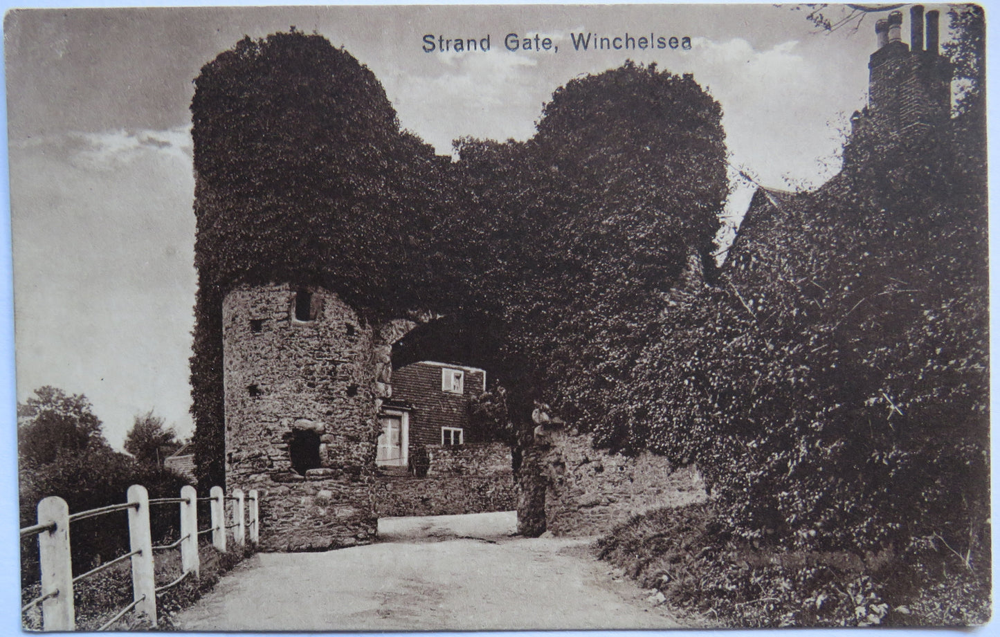 Vintage Postcard of Strand Gate, Winchelsea