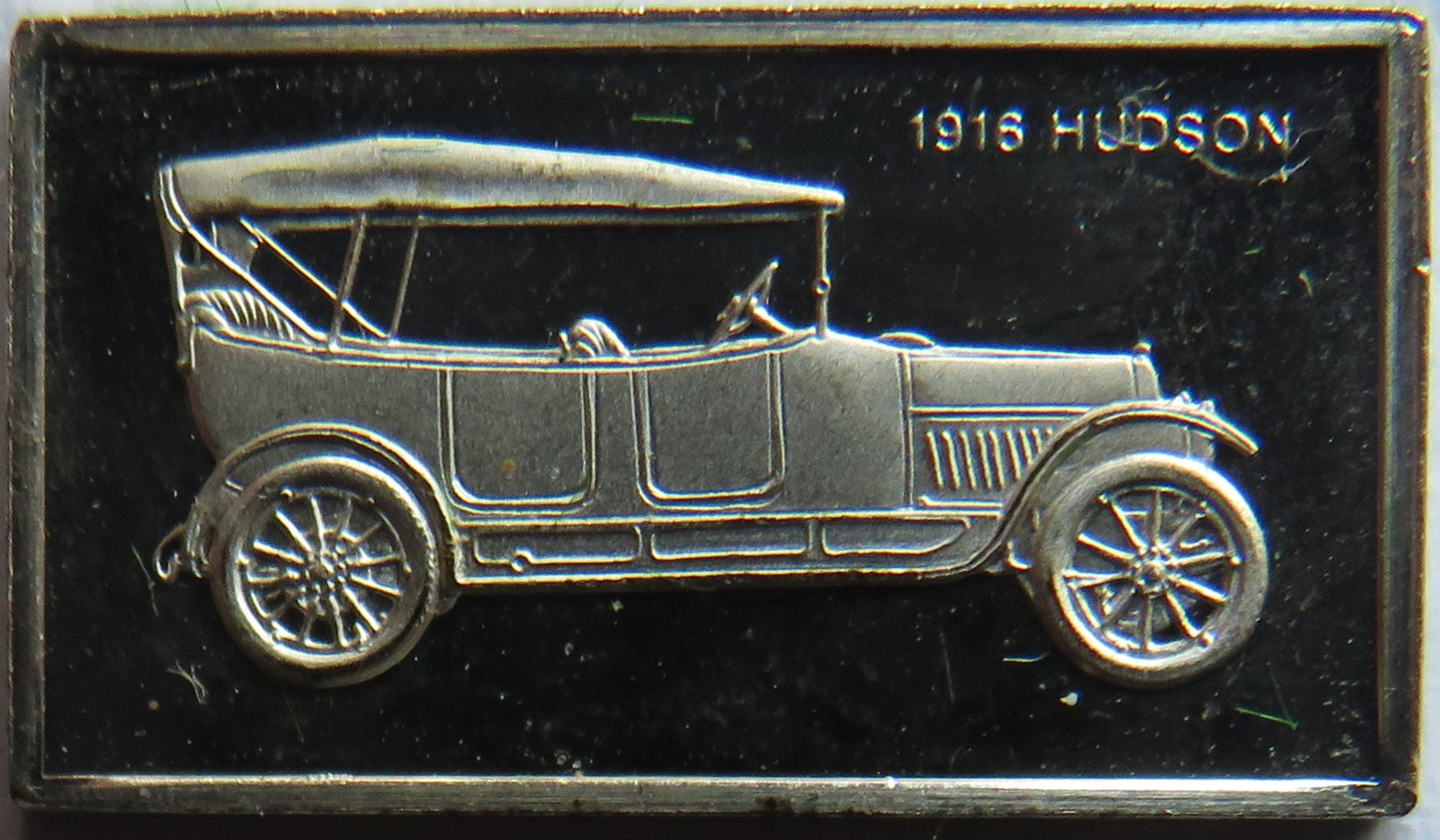 Small Sterling Silver Ingot Classic Cars 1915 Hudson By John Pinches