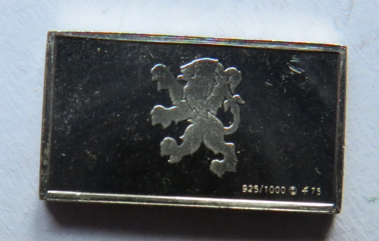 Small Sterling Silver Ingot Classic Cars 1913 Peugeot By John Pinches