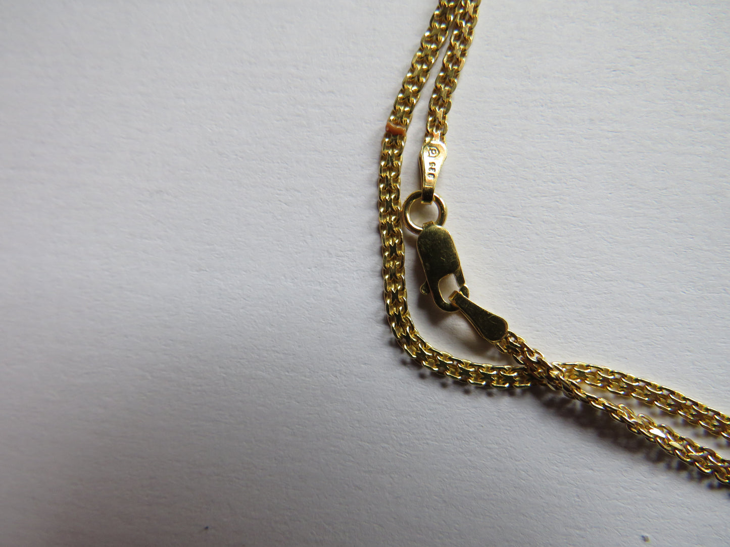 Good Quality Ladies Gold Plated Sterling Silver Long Necklace