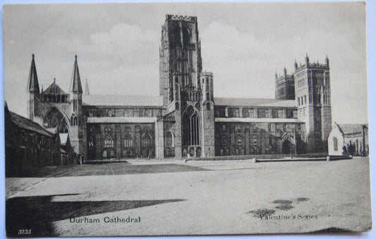 Vintage Postcard of Durham Cathedral - Valentine's Series