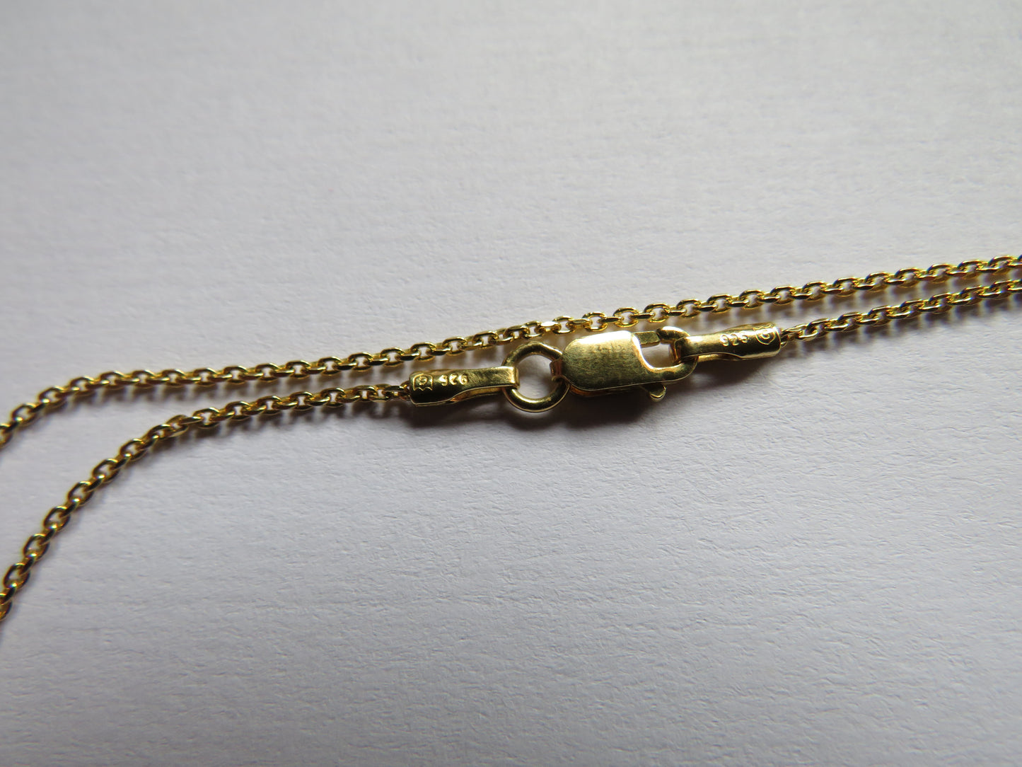 Ladies Gold Plated Sterling Silver Long Necklace