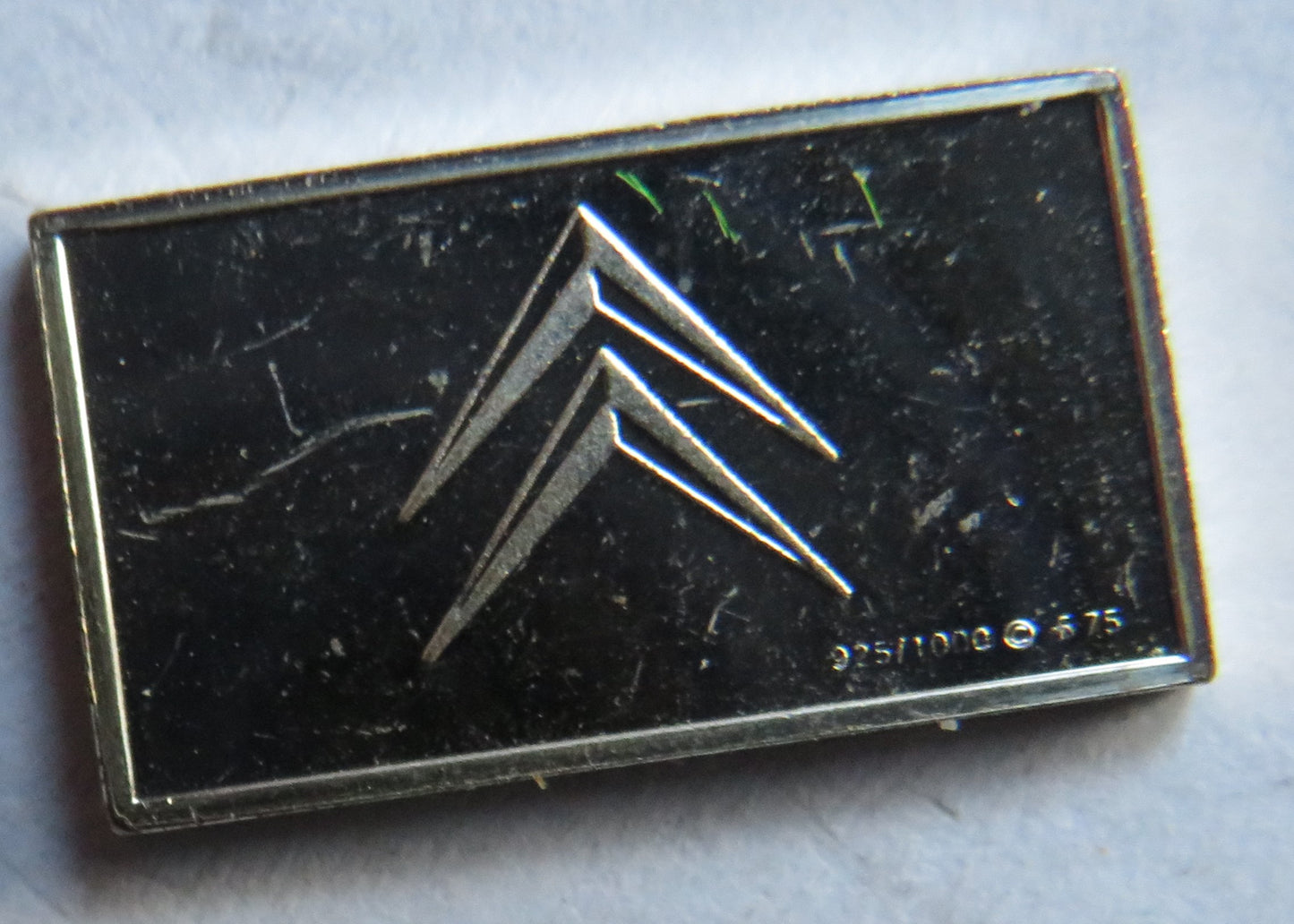 Small Sterling Silver Ingot Classic Cars 1956 Citreon By John Pinches